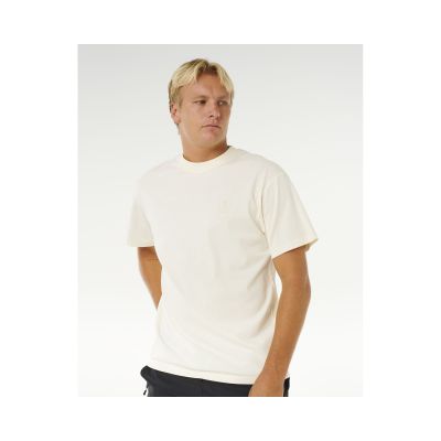 6. Herren-T-Shirt mit RIP CURL-Suchstickerei, Weiß