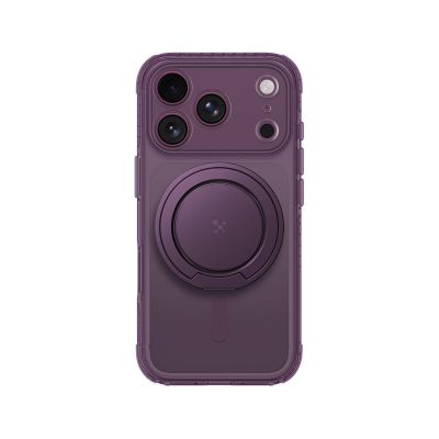 3. AmazingThing Titan Pro Pop Lens Case für iPhone 18 Pro mit Kameraabdeckung, Halterung und Ständer, MagSafe-kompatibel – Lila
