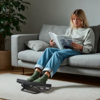25. MACLEAN ERGONOMISCHE FUSSSTÜTZE, STABIL VERSTELLBARER WINKEL MIT POLSTER MC-460