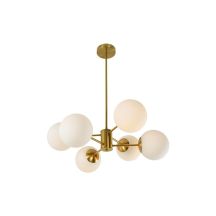 Pendelleuchte Schiene 6xE27 Gold
