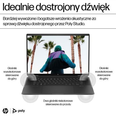 15. HP Spectre x360 16-aa0233nw Ultra 7 155H 16" 2,8K OLED-Touchscreen (120 Hz), 16 GB DDR5-6400-RAM, 1 TB SSD, RTX 4050 (6 GB), 9-MP-Kamera, 83-Wh-Akku, Windows 11 Pro (2 Jahre Garantie)