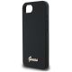 6. Guess Silikon Script Metal Logo MagSafe iPhone 16e Hülle - Schwarz