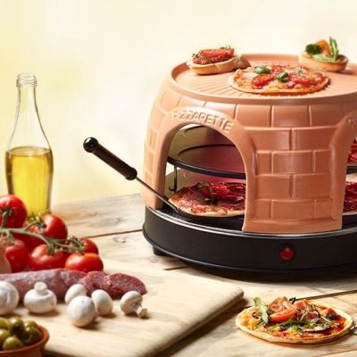 4. Emerio Pizzaofen, Vorbackfunktion, 8 Sitzplätze