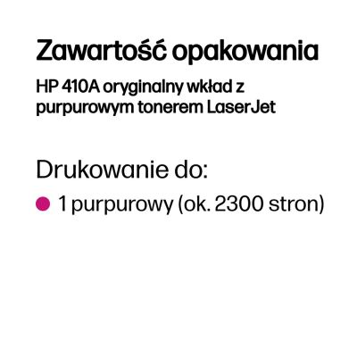 29. Original HP 410A Magenta LaserJet Tonerkartusche