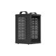 7. Lanberg OR10-2309-B 10" 9U 280x300 Schwarzer offener Rackschrank