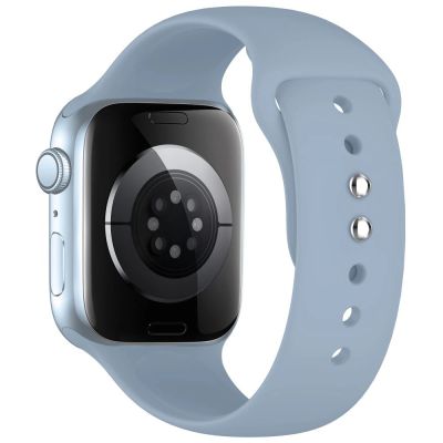 2. Tech-Protect Silikonarmband für Apple Watch 44 / 45 / 46 / 49 mm – Blau
