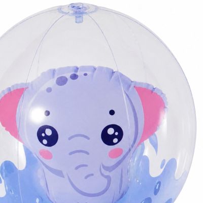 2. AUFBLASBARER STRANDBALL 50 CM ELEFANT 53198