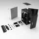 4. GEMBIRD FORNAX 2000RGB MIDI-TOWER-CASE (USB 3.0, HD-Audio) RGB-Hintergrundbeleuchtung, Gaming-Design, Schwarz
