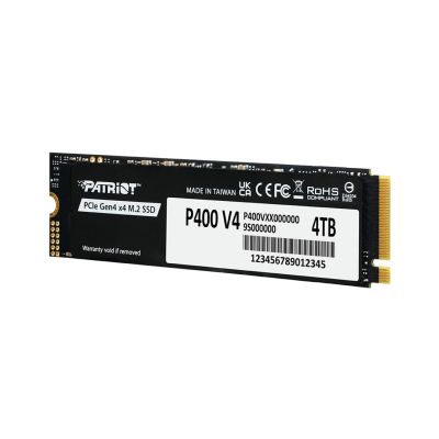 3. SSD Patriot P400 V4 4 TB M.2 2280 PCI-E x4 Gen4 NVMe