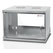 TECHLY Wandschrank ECO 19 6U/450MM montiert Grau 022229