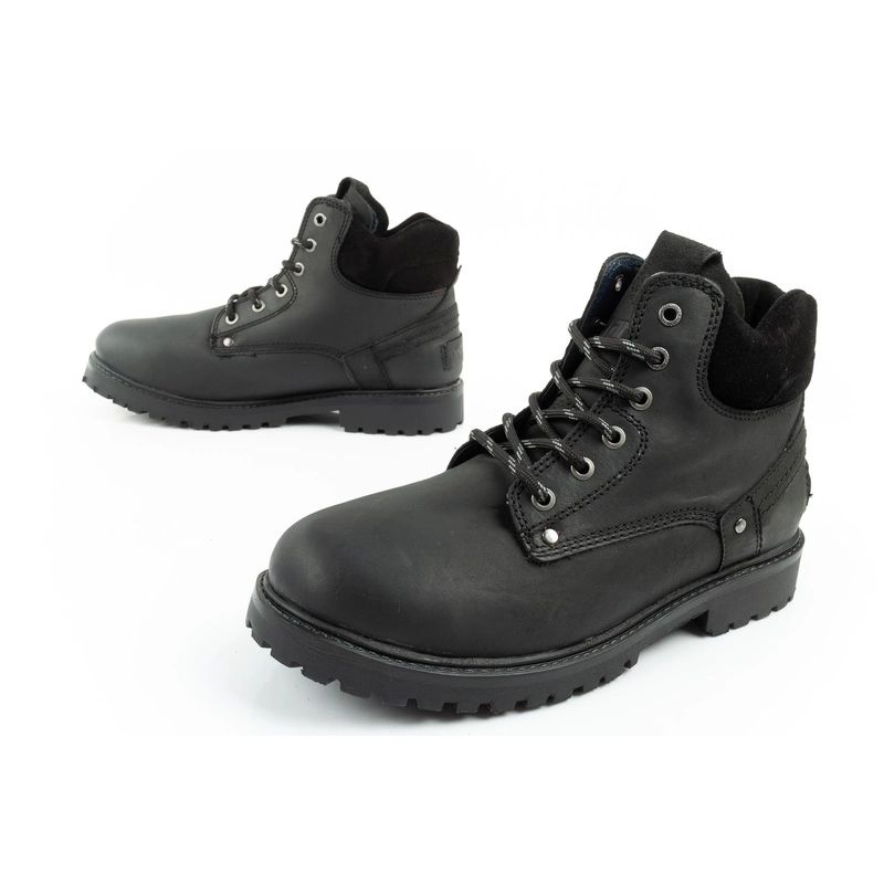 8. Wrangler Yuma Herrenstiefel Chelsea Boots Elegantes Leder Schwarz
