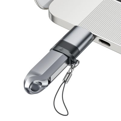 4. Acefast J8 USB-C-auf-USB-A-Adapter – Grau
