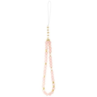 2. Guess IML Flowers Electro Pearl Strap MagSafe iPhone 17 Hülle - Pink