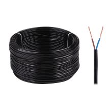 OMYp 2x0,5 300/300V schwarzes Elektrokabel