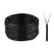 OMYp 2x0,5 300/300V schwarzes Elektrokabel