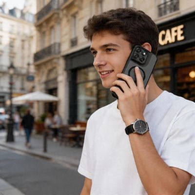 5. Tech-Protect Magmat MagSafe Hülle für Motorola Moto G67 / G77 – Mattschwarz