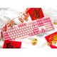 6. Ducky One 3 Gaming-Tastatur USB QWERTY Englisch Rosa