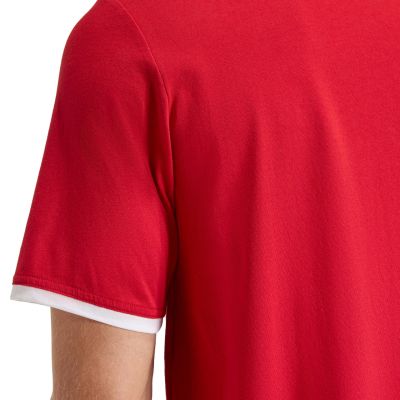 5. Herren adidas Entrada 26 T-Shirt rot JZ6676