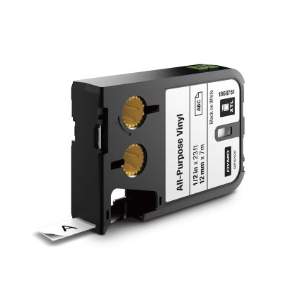 2. DYMO Universal-Vinyletiketten