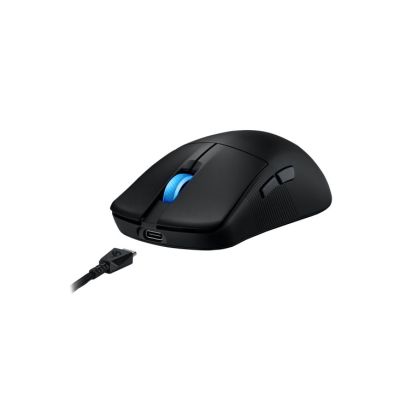 8. ASUS ROG Harpe Ace Mini-Gaming-Maus, beidhändig, RF Wireless + Bluetooth + USB Typ-C, optisch, 42000 DPI