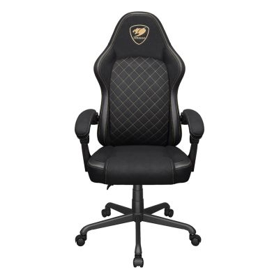 7. COUGAR CGR-FXF-GLB Universal-Gaming-Stuhl, gepolsterter Sitz, Schwarz, Gold