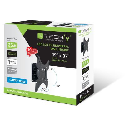 2. TECHLY TV-Wandhalterung LED/LCD 17-37 Zoll 25 kg