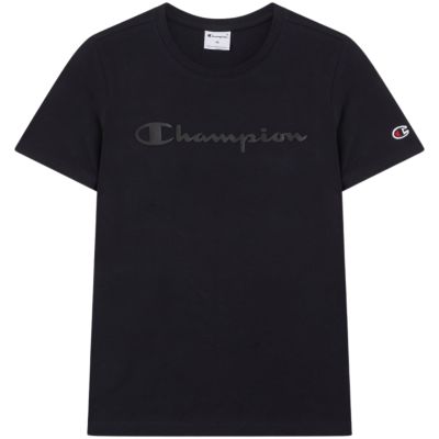 2. Champion Damen Kurzarm-T-Shirt Schwarz 119125 KK001