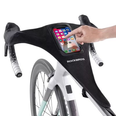 2. Rockbros D78 Schweißüberzug mit Tasche und Sichtfenster für das Handy – Schwarz