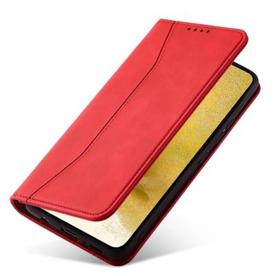 13. Magnet Fancy Case für Samsung Galaxy S23+ Flip Cover Wallet Stand rot