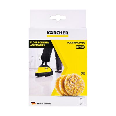 4. Polierpads – Boden / Linoleum / PVC – 3 Stück. KÄRCHER – 2.863-198.0