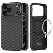 Tech-Protect Ion Carbon MagSafe Hülle für iPhone 18 Pro Max / 17 Pro Max – Schwarz und Silber