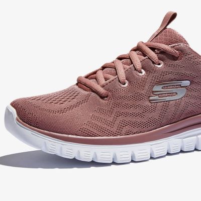 8. Skechers Graceful Get Connected Rosa Damen Sneakers (12615-MVE)