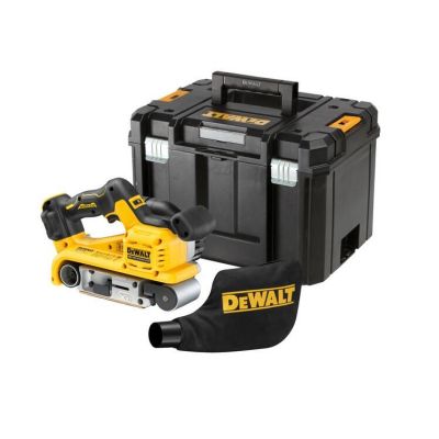 15. DeWALT DCW220NT-XJ Tragbarer Bandschleifer, Schwarz, Gelb