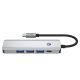 4. Tech-Protect HB01 HUB Adapter 5in1 USB-C + USB3.0 + HDMI 4K 60Hz + PD100W - grau