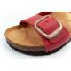 16. Bio Bio Damen-Slipper, profilierte Flip-Flops, Naturleder