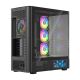 3. MODECOM VOLCANO AQ 400 ARGB MIDI SCHWARZES GEHÄUSE