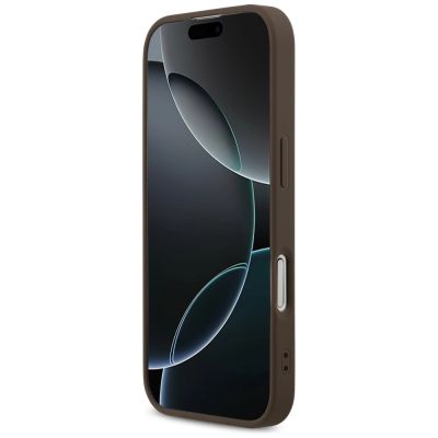 5. Guess 4G MagSafe-Hülle mit Printstreifen für iPhone 17 – braun
