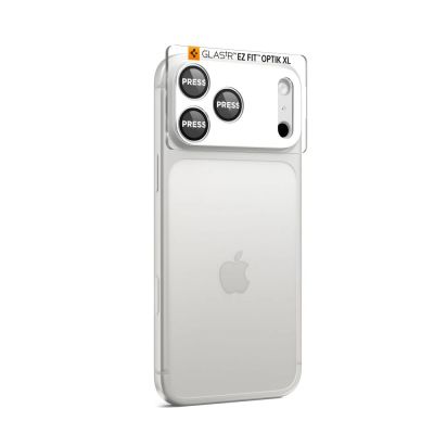 3. Spigen Optik Pro XL Kameralinsenglas für iPhone 17 Pro – Silber
