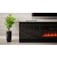 5. GRANERO TV-Schrank + Kamin 200x56,7x35 Schwarz/Schwarz-Kombination