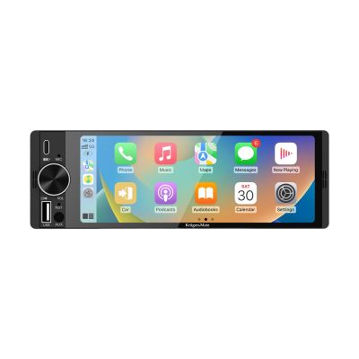 6. KRUGER&MATZ Autoradio KM2016 CarPlay/Android Auto 1DIN