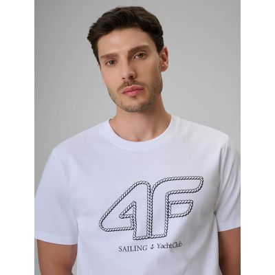 4. Herren-T-Shirt (Standardgröße) mit 4F-Logo 4FRSS26TTSHM3999-10S