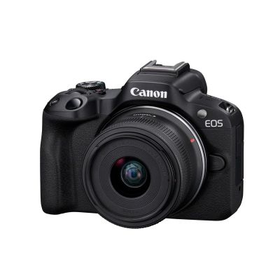 16. Canon EOS R50, Schwarz + RF-S 18-45mm F4.5-6.3 IS STM Kit, spiegellose Kamera, 24,2 MP CMOS, 6000 x 4000 Pixel, Schwarz