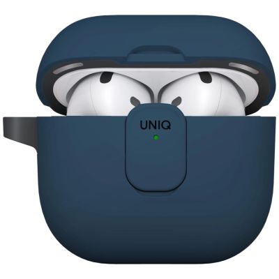 3. Uniq Clyde Lock Case für AirPods 4 – Blau