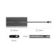 3. Orico XDR 12-in-1 USB-C Dockingstation mit USB-A, USB-C, HDMI 4K, VGA, RJ45, Gigabit PD, 100 W, SD- und microSD-Kartenleser – Grau