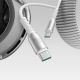 9. Joyroom S-A51 Cutting-Edge Series 60W USB-C - USB-C Kabel 1,2m - hellgrau