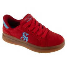 Skechers Slip-Ins Suede Snoop Cupsole Sneaker 186100-RDBL Rot 36