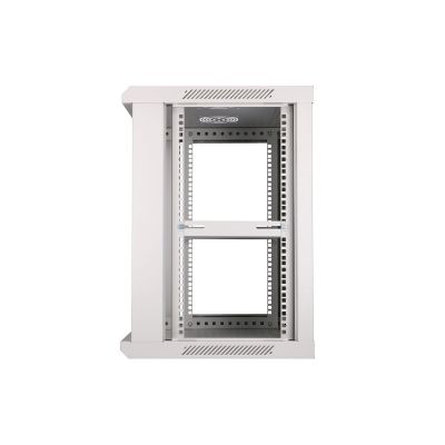 11. EXTRALINK Wandregalschrank 12 HE 600 x 450 mm GRAU