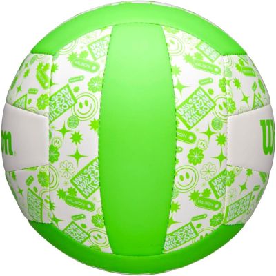17. WILSON STAMP VB VOLLEYBALL GRÜN UND WEISS