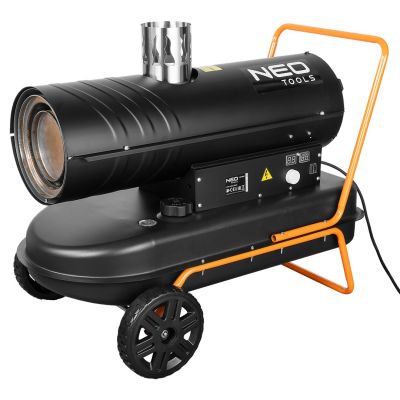 Ölheizung mit Abgasrohr 20 kW