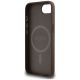 7. Guess 4G Circle Classic Logo MagSafe Hülle für iPhone 16e - braun